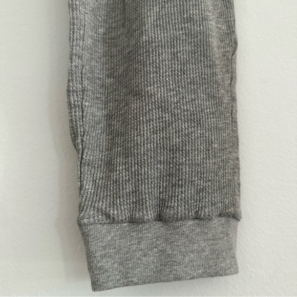 Skin For Neiman Marcus Waffle Gray Joggers Pants Sz 2 - Picture 3 of 6